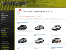 Tablet Screenshot of jeepengines.com.au